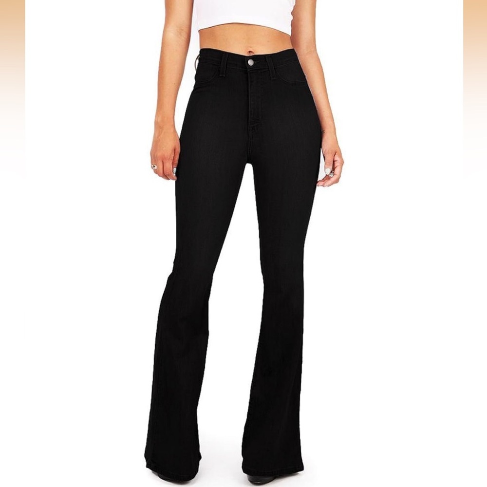 Black high waisted Flare Jeans bell bottom